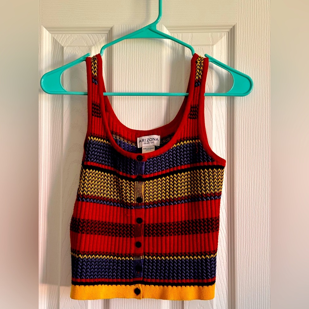 Arizona Striped Knit Tank Top